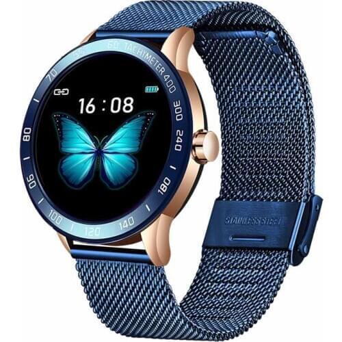 Smart Multifunctional Watch Male Metal Steel Belt Smart Clock Pulse Monitor Blood Pressure Waterproof Resistant Exercise Watchs