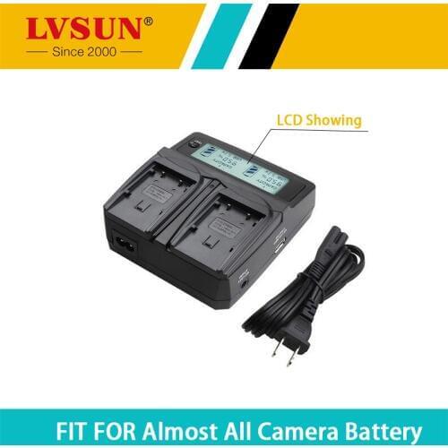 LVSUN EN-EL15 EN EL15 ENEL15 MH-25 Battery Charger For Canon Nikon D600 D800 D800E D7000 D7100 D7200 D750 D810A D810 D610 V1