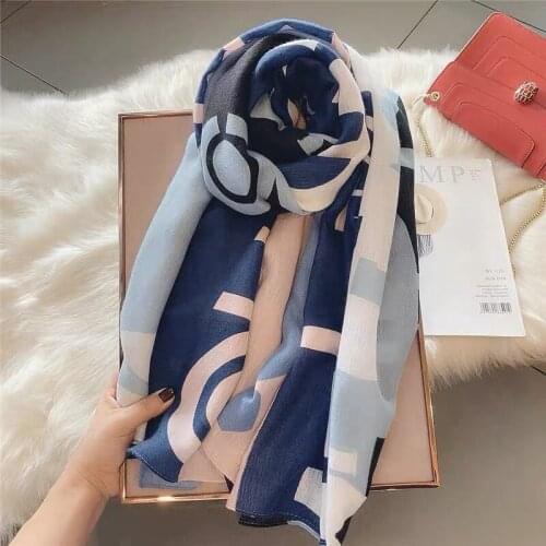 Vintage Cotton Hemp Handkerchief. Womens Four Seasons Korean Color Matching Scarf. Sunshade In Summer and Warm Scarf In Winter