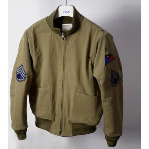 WW2 Sergeant jacket Tank soldier coat Men short style Allied forces