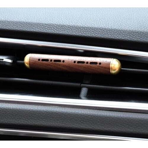 High Quality Wood Car Diffuser Slim Car Air Freshener Auto Fragrance Handmade Car Perfume Smell for Car