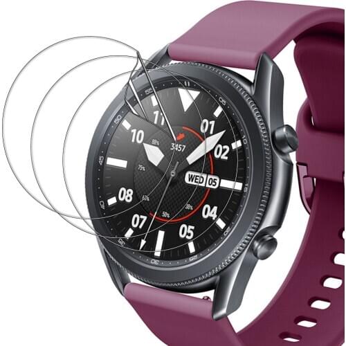 For galaxy watch 3 45mm screen protector TPU Clear Film for samsung galaxy watch 3 41mm 45mm Not Tempered Glass film cover case