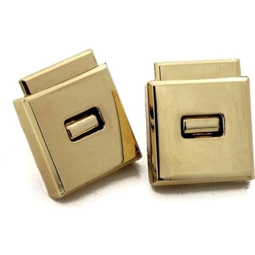 1pcs Metal Turn Lock Fashion Special Switch Lock for DIY Handbag Bag Purse Luggage Hardware Closure Bag Parts Accessories