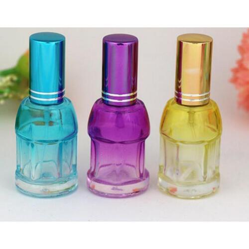 10 ML Glass Perfume Bottles With Spray,Beauty of The Gradient Ramp,DIY Perfumes Bottle For Women 100pcs