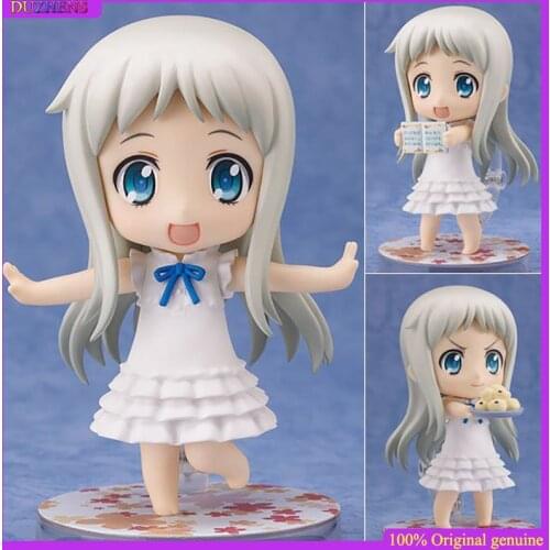 100% Original: ANOHANA Menma #204 Q version figma PVC Action Figure Anime Figure Model Toys Figure Collection Doll Gift