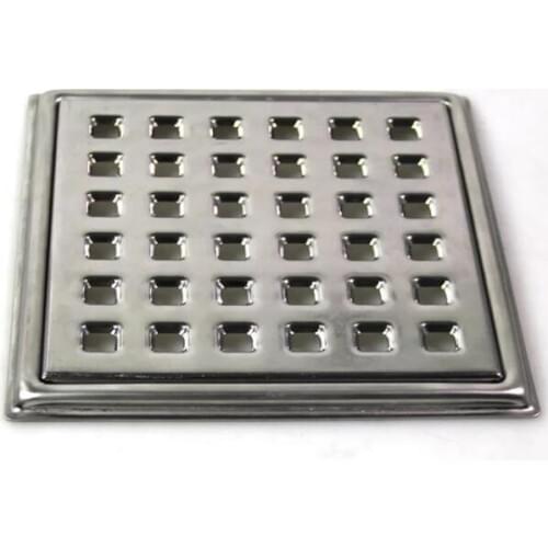 106/161 mm Thick 304 Stainless Steel Square Floor Drain Cover Filter Screen Kitchen Bathroom Outdoor Sewer Simple Floor Drain