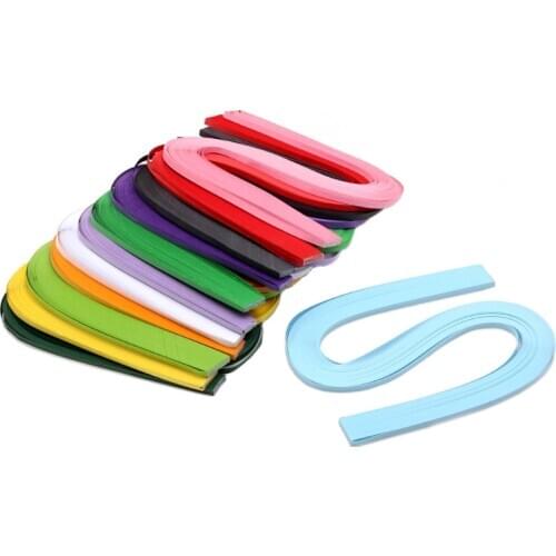 120 Stripes Quilling Paper 5mm Width Solid Color Origami Paper DIY Hand Crafts