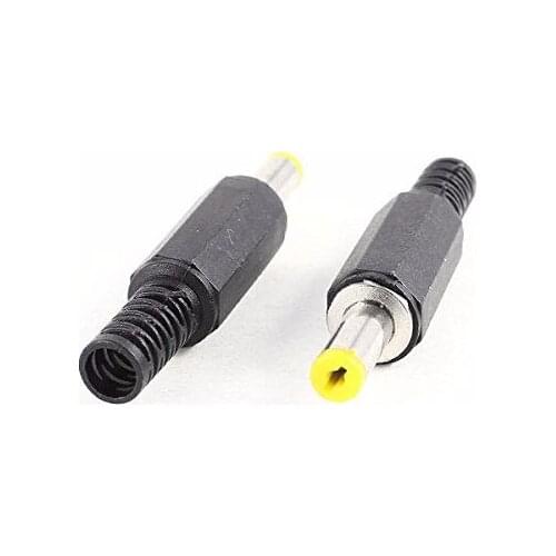 200 pcs 4.8X1.7mm DC Power cable Male Plug Connector Adapter Plastic