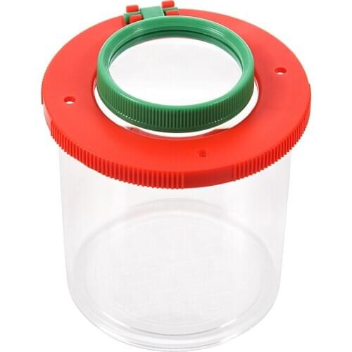 4X Two Lens Insect Viewer Locket Box nifier Bug nifying Loupe Kid Toy Gift