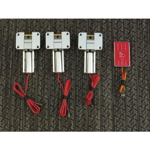 JP Retracting seat metal electric landing gear set traction wheel brake for Less than 12KG fixed-wing aircraft