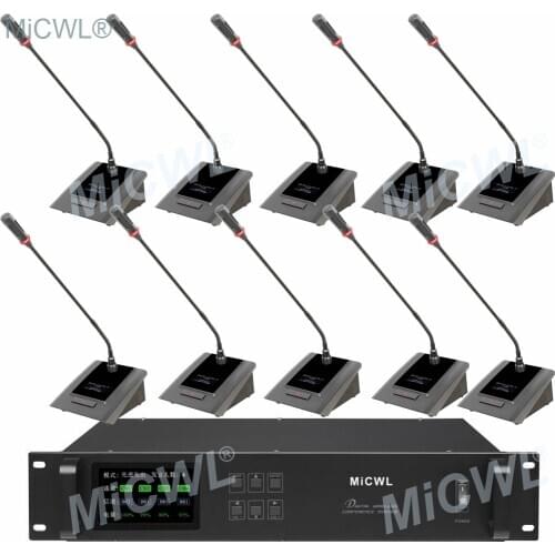 MiCWL 18 Gooseneck Cardioid Wireless Microphone Conference System Meeting Desk Mic A10M-A116