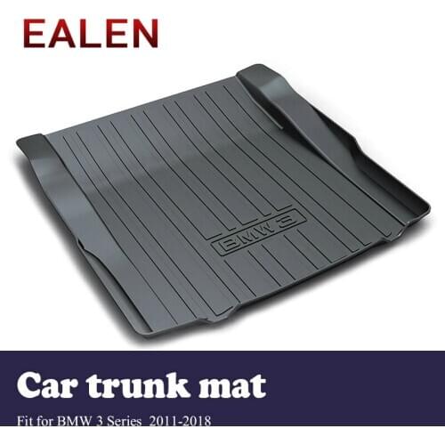 EALEN For BMW 3 Series F30 F31 F34 2011-2018 Boot Liner Anti Slip and Waterproof Mat accessories 1Set Car Cargo rear trunk mat