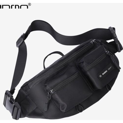 INRNN Waterproof Men Chest Bag Fashion Outdoor Sports Shoulder Bag Male Hip Hop Crossbody Bags for Teenager Travel Waist Bag New