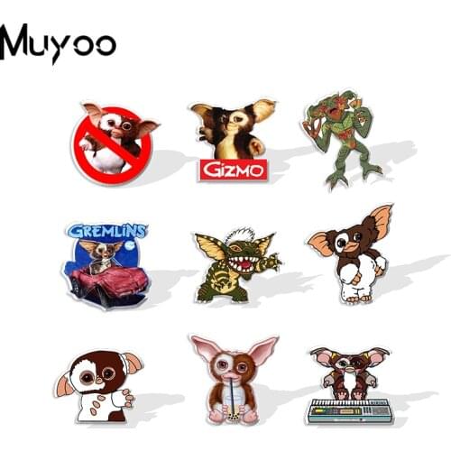 2021 New Horror Movie Gremlins Baby Gizmo Handmade Epoxy Acrylic Lapel Pins Clothing Pins