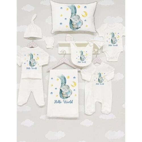 Organic 11 Track Interlock Hospital Output-For Baby Series Baby Set Lux 100 Cotton High Quality