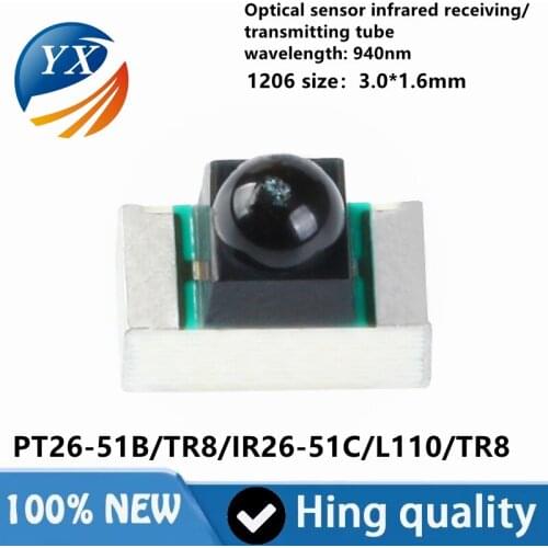10PCS/Original Genuine Patch PT26-51B/TR8 IR26-51C/L110/TR8 Infrared Receiver / Transmitter