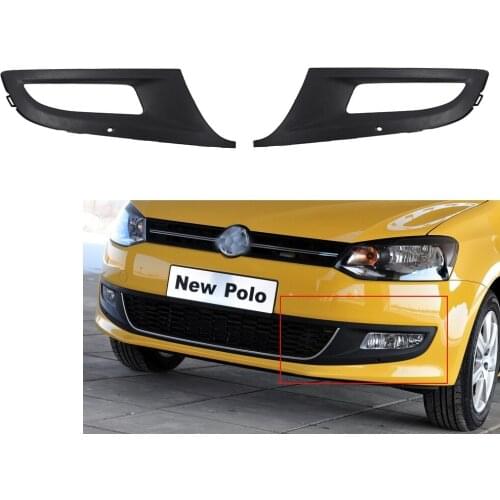Car Front Fog Light Grille Fit For VW Volkswagen Polo 2010-2013 Grill