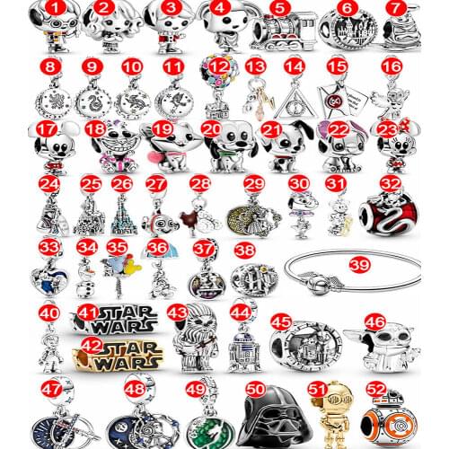 HOT SALE Genuine 925 Sterling Silver Charm Beads fit Original pan Charm Bracelet Fine Silver Jewelry Making DIY Gift