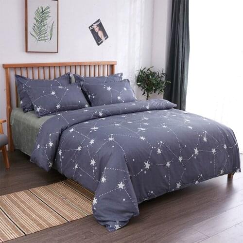 2021 Four-Piece Bedding Simple Double Household Bed Sheet Quilt Cover Thickening Sanding Dormitory Bed Sheetp White Green