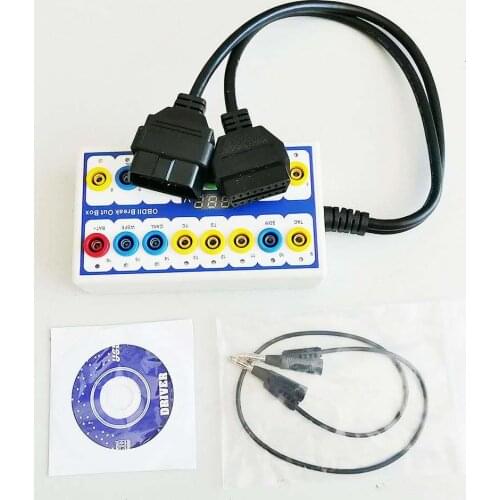 High quality Newly arrived OBDII Protocol Detector Car OBD BreakOut Box Breakout Tool With Free shipping hot sale