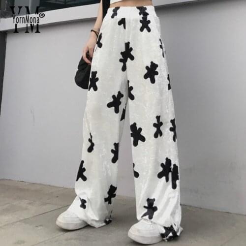 Женские бархатные брюки YORNMONA China At AliExpress