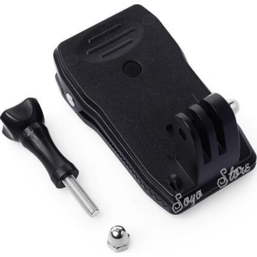 Hat Clip Bag Clamp Mount 360 Degree Rotary Backpack + Long Screw For GoPro Hero 7 6 5 8 Xiaomi YI 4K SJCAM SJ5000 Accessories