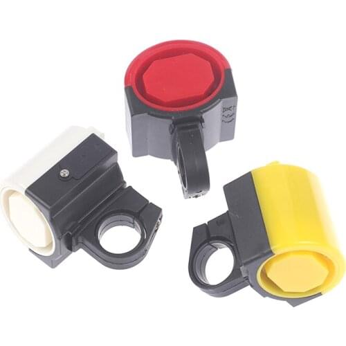 1 Pc MTB Road Bicycle Electronic Bell Loud Sound Hooter Siren Holder Electric bell 3 Colors to Choose