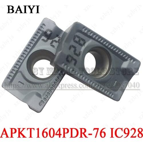 10pcs APKT1604PDR-76 IC928 CNC inserts APKT 1604PDR-76 Grade IC928 Carbide blade APKT1604PDR 76 IC928 for Turning tools