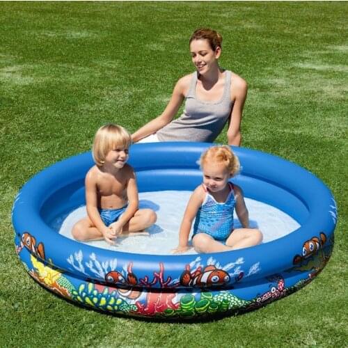 51119 Bestway DOUBLE Ring Pool for baby/Baby Bath Pool/Infant Ball Pool/152*25cm Kiddie Padlling Pool