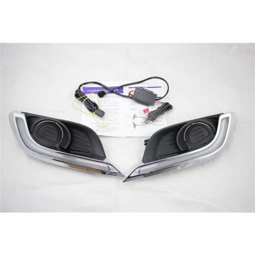 BOOMBOOST 2 pcs car accessory For C/hevrolet A/veo 2014-2015 car styling daytime running lights