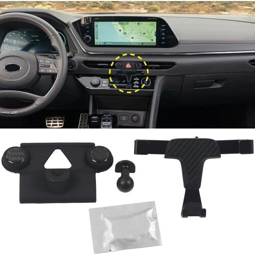 Car Air Vent Mount Adjustable Phone Holder Mobile Phone Cradle Smartphone Bracket for Hyundai Sonata 2020 2021 Accessories