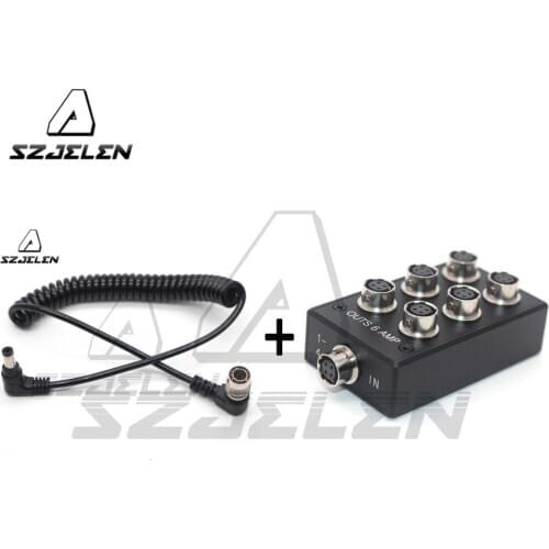 Hirose 4 pin power outs 6 AMP and Sound Devices 688 633 power Cable/Zoom F8 power Cable