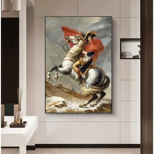 Classical Napoleon Portrait of Napoleon Canvas Paintings on Wall Art Posters and Prints Canvas Wall Art Pictures for Living Room