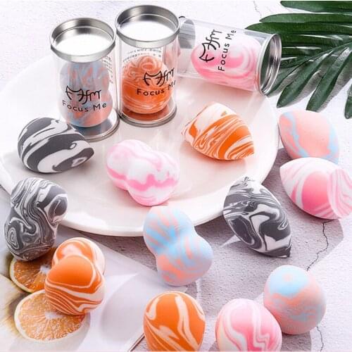 Esponja da do sopro da beleza lisa marmoring liquidificador ferramenta da forma dagota beauty sponge