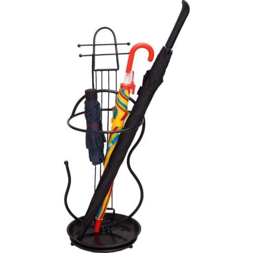 Creative Iron Umbrella Holder Anti-rust Violin Model Umbrella Storage Sombrilla Playa For Long Short Umbrella Hanger Stands