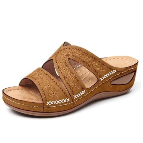 Latform Wedges Slippers Women Sandals 2021 New Female Shoes Fashion Heeled Shoes Casual Summer Slides Slippers Women