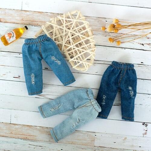 OB11 Baby Dress Rig Jeans Straight Leg Pants Molly GSC 1/12 BJD Body9 doll clothes doll accessories
