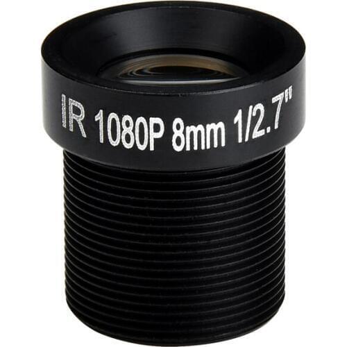 Hamrolte CCTV Lens 1/2.7" M12 MTV Mount HD 1080P 8MM 40 Degree IR HD Security Camera Lens 8MM CCTV Lens