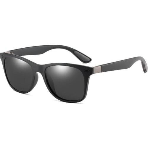 Design Polarized Sunglasses Men Women 2021 Fashion Driver Shades Male Vintage Sun Glasses Man Spuare Mirror Summer UV400OculoS