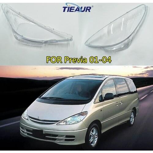 Headlight LensCover for ESTIMA 01-04 Auto Car Clear Shell Front Lampshade DIY Cover