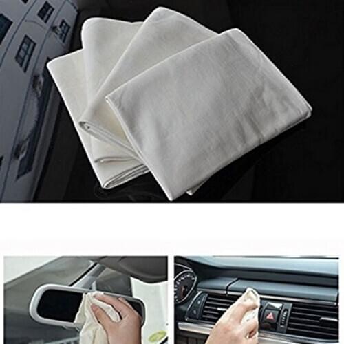 Auto Care Natural Chamois Car Cleaning Cloth Genuine Leather Wash Suede Absorbent Quick Dry Towels Car Cleaning Tools