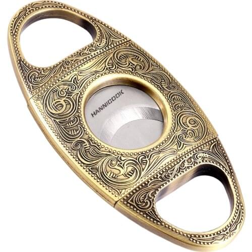 Stainless Steel Cigar Cutters Double Blade Cigars Guillotine Scissor