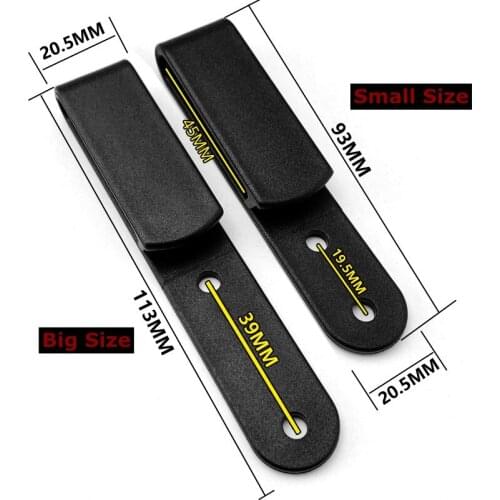 Tactical KYDEX HOLSTER CLIP K Sheath Waist Clip Kydex Scabbard IWB Magazine Gun Holster Knife Back Clip Hunting Accessories