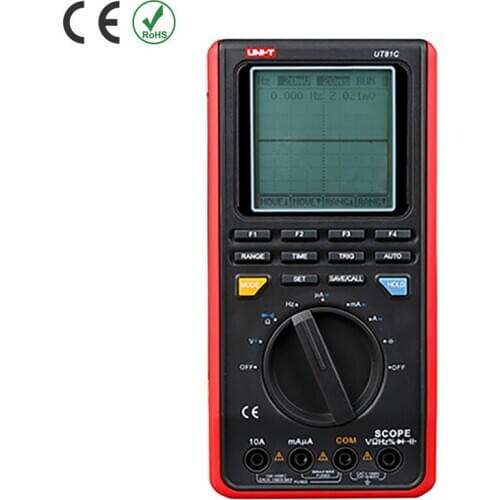 UNI-T UT81C UT-81C LCD Backlight 16MHz 80MS/s Real-Time Sample Rate USB Interface Scope DMM Digital Multimeters Multimetro ut81c