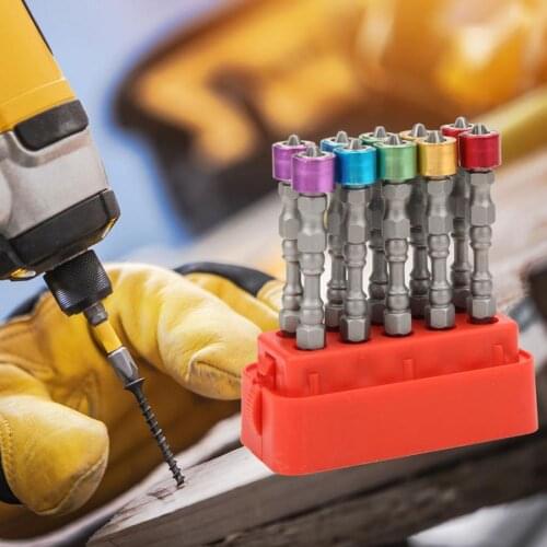 10Pcs/set Cross Screwdriver Bits Double Head Magnetic Electronic Screwdriver Head Accessories 65mm screwdriver bit