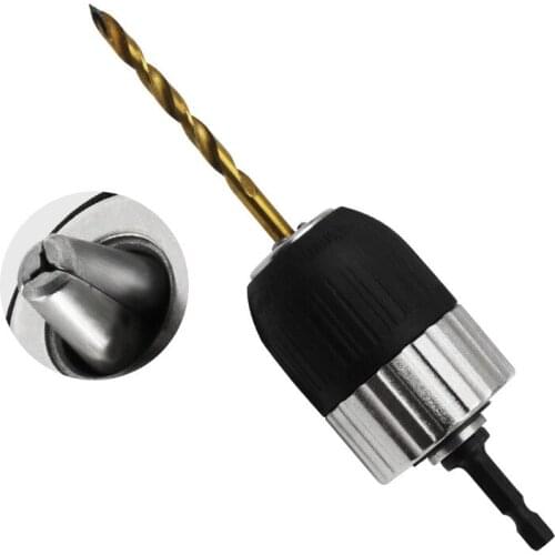 2-13mm Hexagon Shank Drill Bit Tool Quick Change Conversion Adapter Electric Drill Chuck Screwdriver Impact Driver Adapter