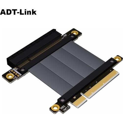 PCIe x8 to x8 adapter for graphics video cards , extension PCI express Extender PCIe x8 to PCIe x8 slot extension cable