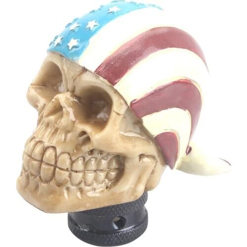 Car accessories decorative skull shift knob car manual shift lever shift lever knob shift knob