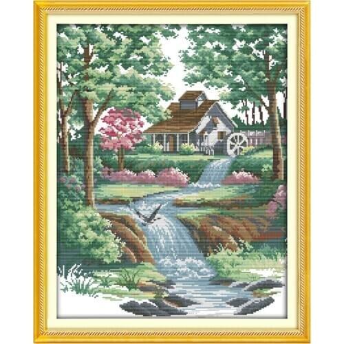 Good environment counted printed on the canvas 11CT 14CT DIY kit wholesale Chinese Cross Stitch embroidery needlework Sets