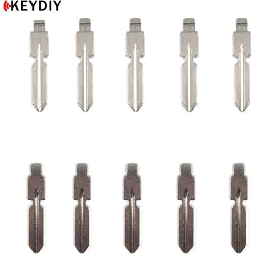 KEYDIY 10 pcs/lot Metal Blank Uncut Flip KD Remote Key Blade Type #11 for Benz 126 124 W140 S320 4 Track Car Blank Replacement